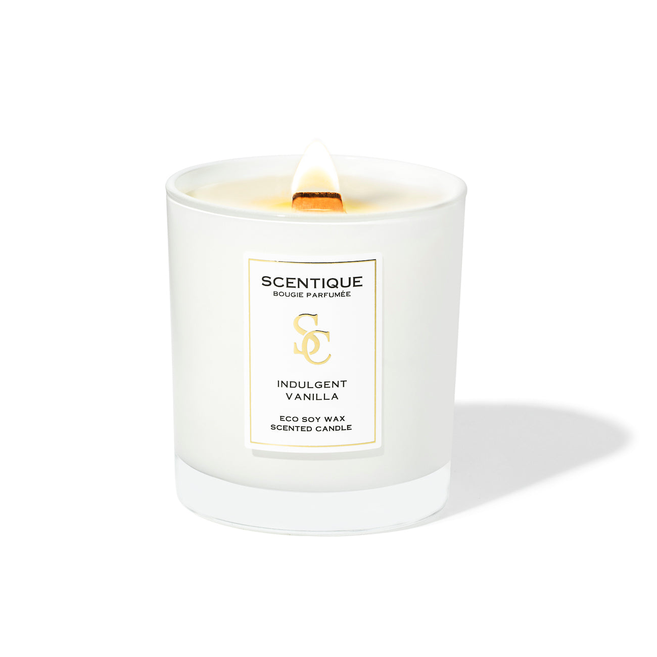 scented candle indulgent vanilla
