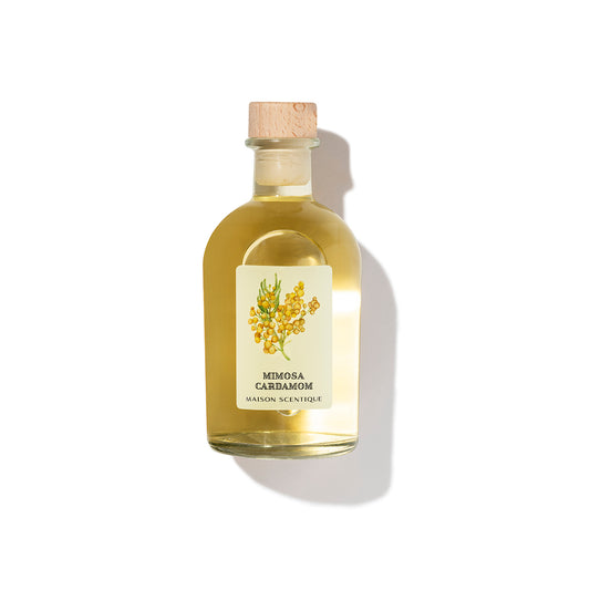 Mimosa & Cardamom reed diffuser 250ml luxury home fragrance by Maison Scentique
