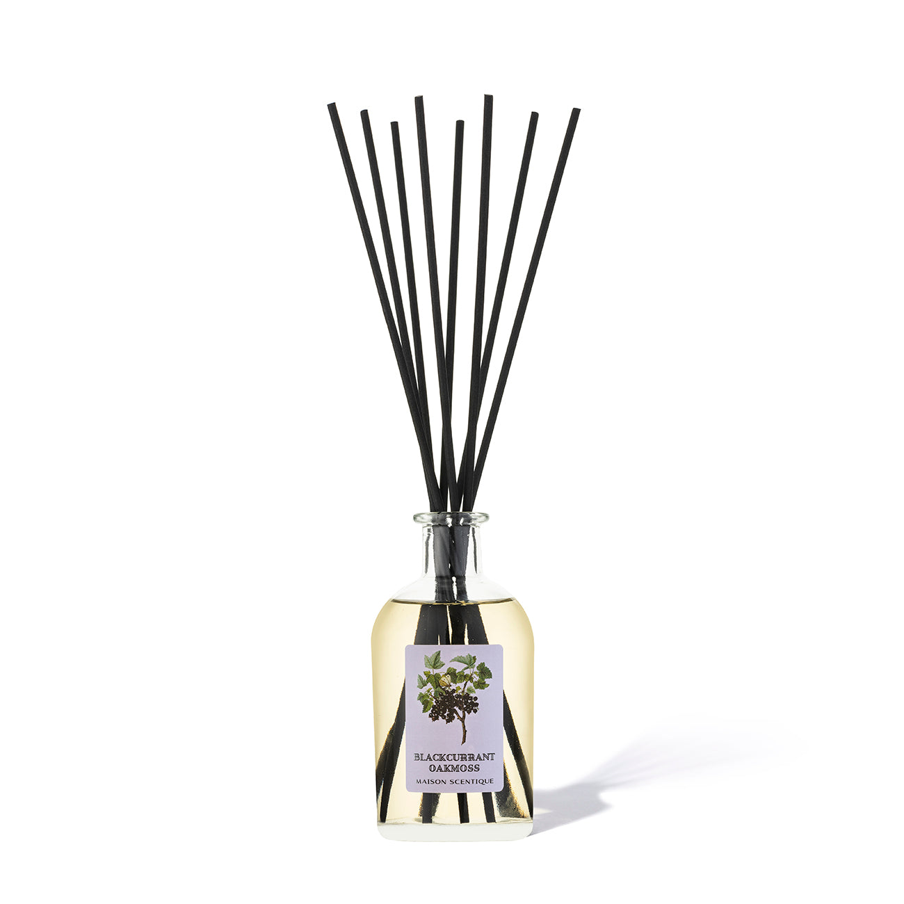 Blackcurrant Oakmoss reed diffuser 250ml luxury home fragrance by Maison Scentique