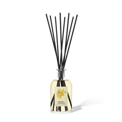 Maison Scentique luxury reed diffuser with mimosa, neroli and cardamom scent