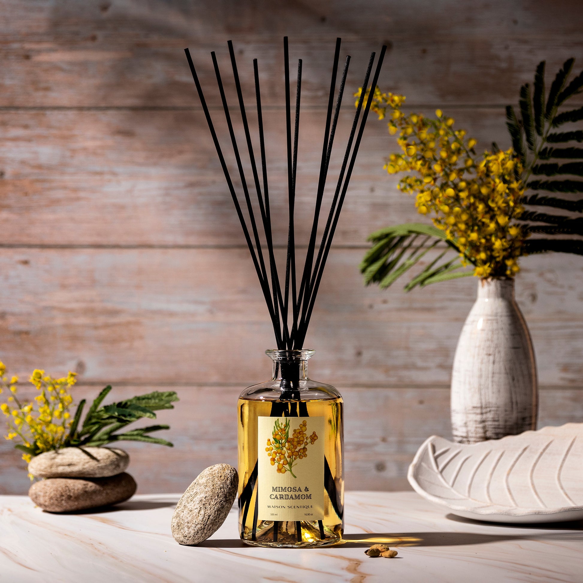 reed diffuser mimosa and cardamom