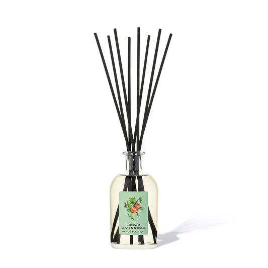 Tomato Leaves & Basil reed diffuser 250ml luxury home fragrance by Maison Scentique