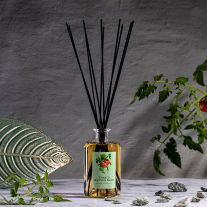 reed diffuser tomato leaves and basil