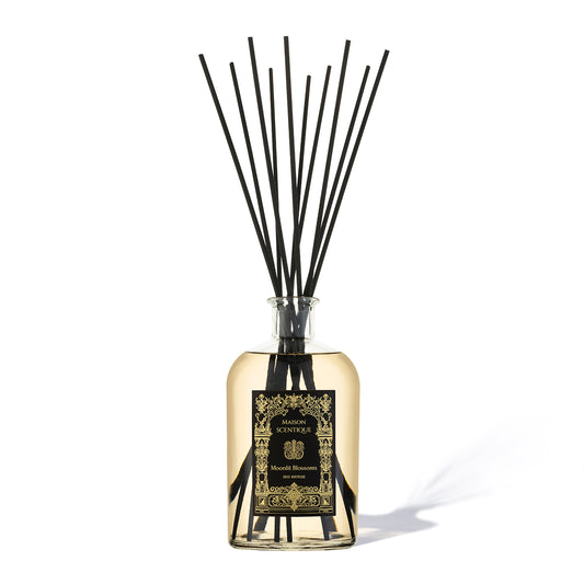Moonlit Blossoms reed diffuser 1000 ml - calming floral luxury home fragrance for relaxation and wellbeing