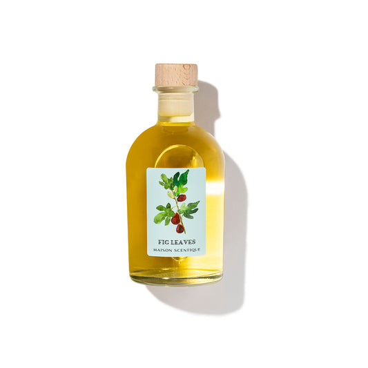 Maison Scentique black reed sticks diffuser fig leaves scent