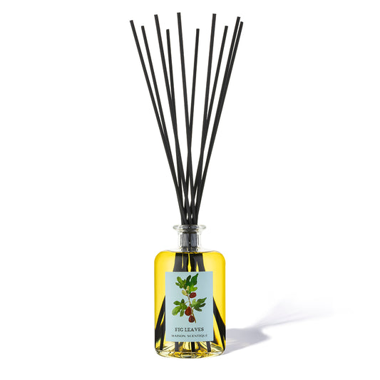 Maison Scentique black reed sticks diffuser fig leaves scent